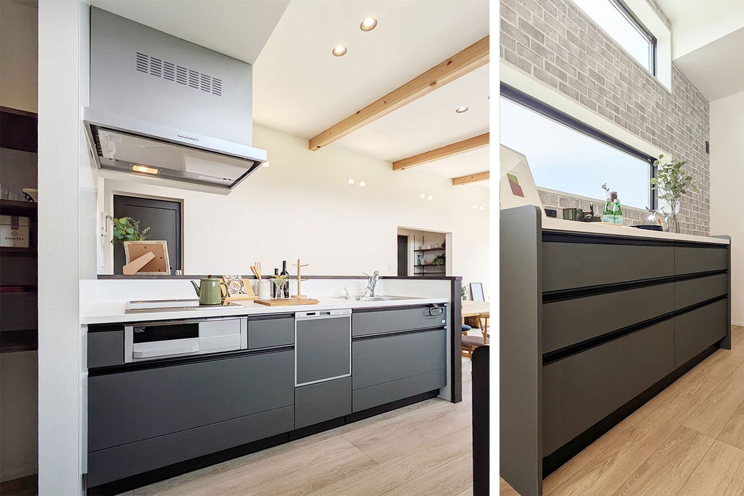 家族が近い平屋