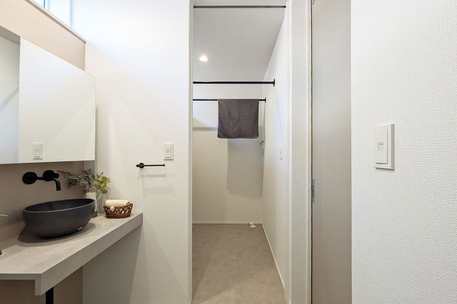 洗濯がラクになる家